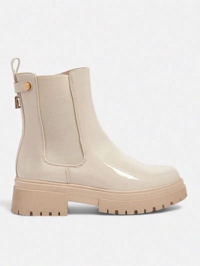 Лакированные женские ботинки из экокожи Calebi