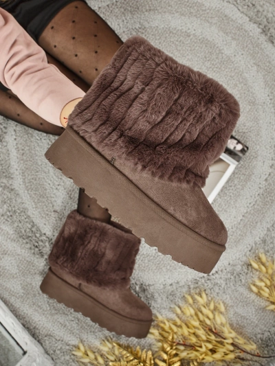 Moteriški a'la sniego batai su kailiuku Irelle