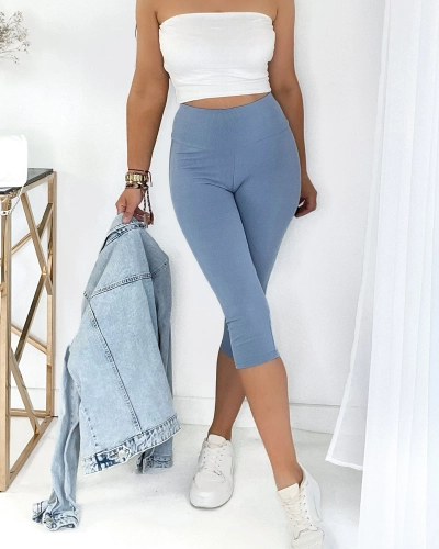 Royalfashion Синие женские велолеггинсы