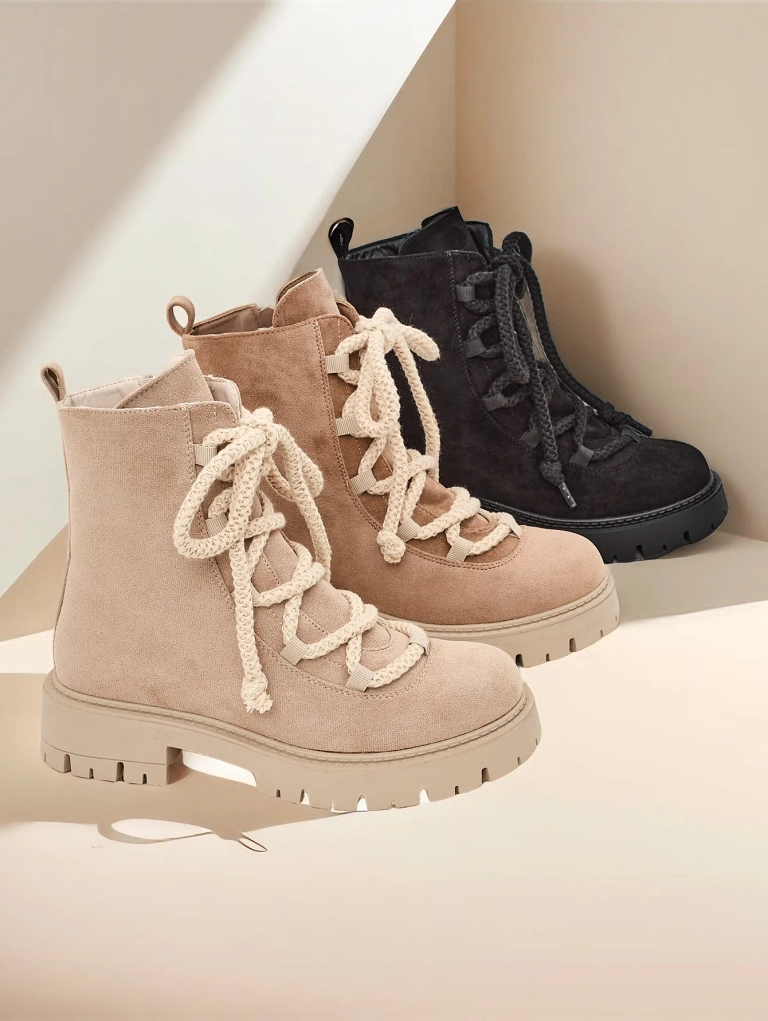 Женские ботинки на шнуровке от Royalfashion Vemioz