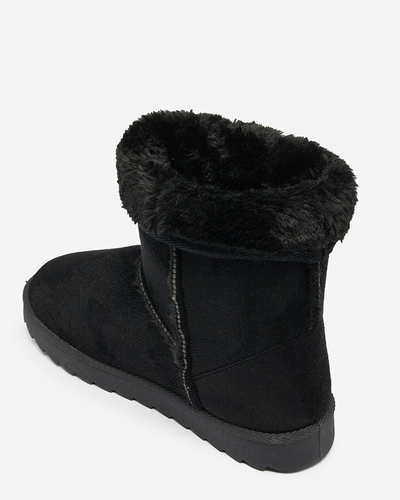 Royalfashion Черные сапоги a'la snow boots for women Leaner