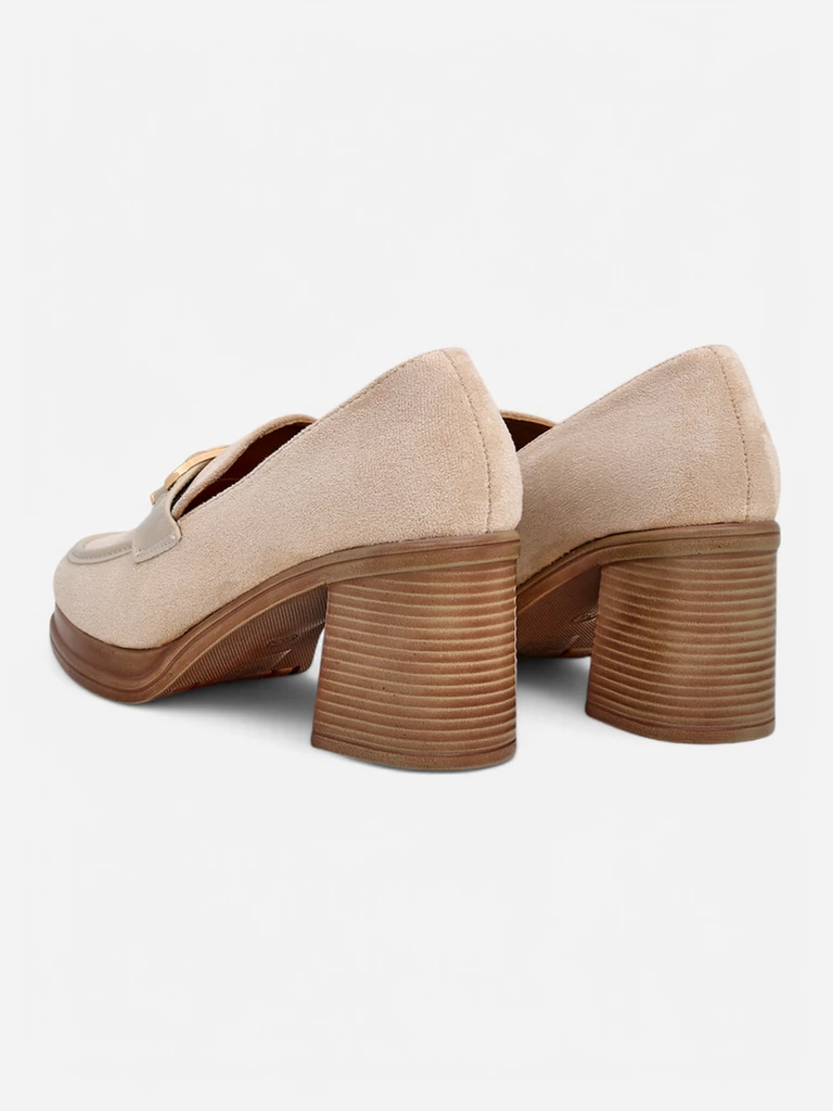 Royalfashion Женские мокасины на высоком каблуке Qeroy