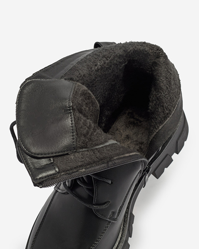 OUTLET Утепленные черные ботинки-багги для женщин Effpi- Footwear