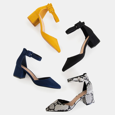 Желтые женские босоножки на высоком каблуке Elite - Shoes