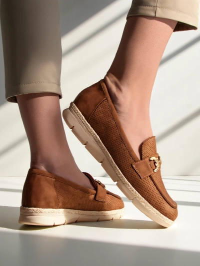 Royalfashion moteriški žemakulniai batai su dekoracija ant piršto