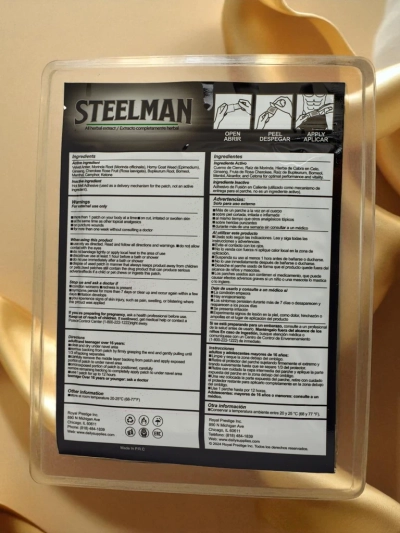 Naturalus potenciją stiprinantis pleistras vyrams