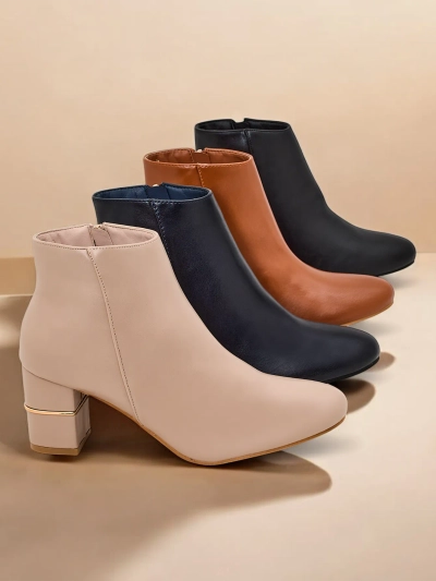 Женские сапоги на каблуке Royalfashion Afennor