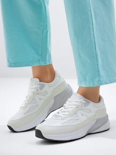 Royalfashion moteriški sportiniai sneakersai ant storesnio pado Moderax