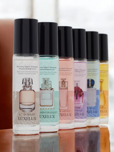 Luxelux kvapai iš auksu padengtų Žvaigždžių serijos roll-on forma, 6 vnt x 10ml