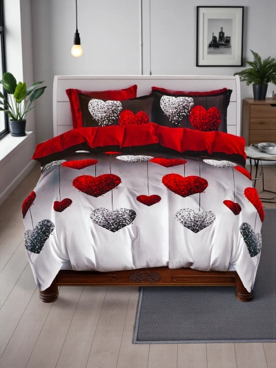 Royalfashion Raštuota patalynė 160x200 komplektas 3 dalių