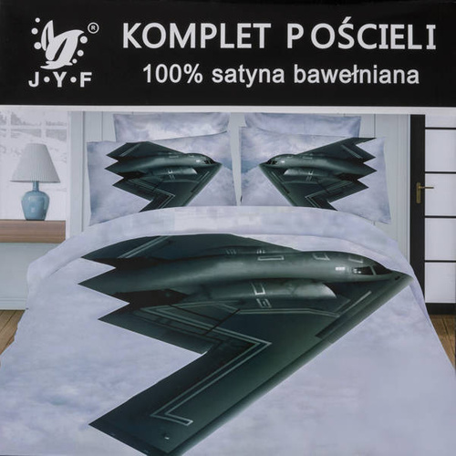 Pościel świąteczna w bałwanki 180x200 - Pościele