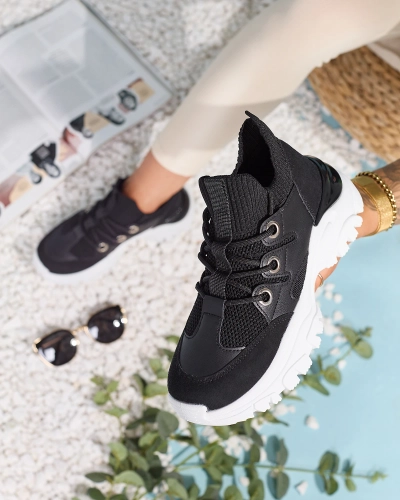 Женские спортивные кроссовки черного цвета Hasola- Footwear