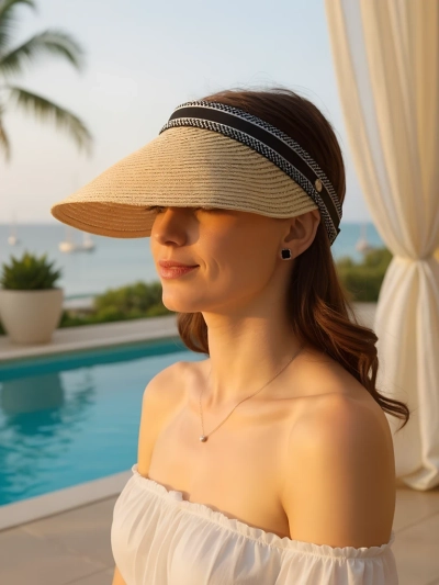 Royalfashion Соломенный козырёк Sunny Weave