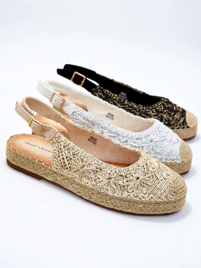 Royalfashion Moteriškos espadrilės su dekoratyviniu siuvinėjimu