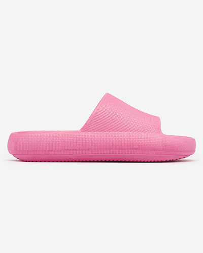 Royalfashion Фуксия Женские резиновые шлепанцы с тиснением Okeris