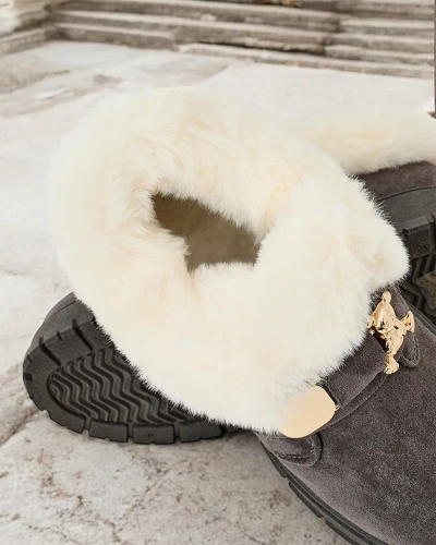 Royalfashion Женские короткие сапоги a'la snow boots Dobis