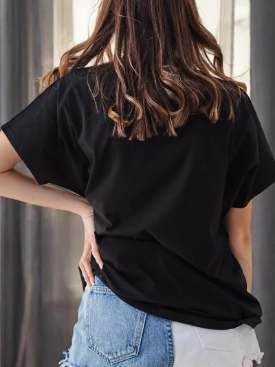 Royalfashion Moteriška medvilninė marškinėliai su spausdinimu