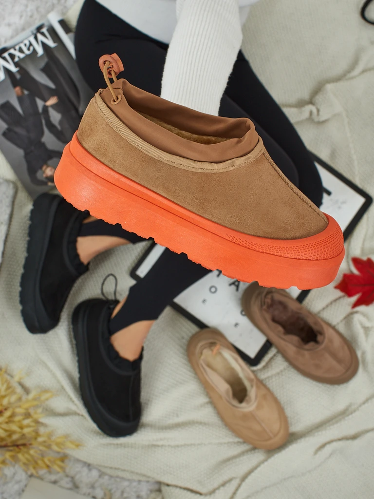 Женские кроссовки Flora Camel замшевые удобные на каждый день