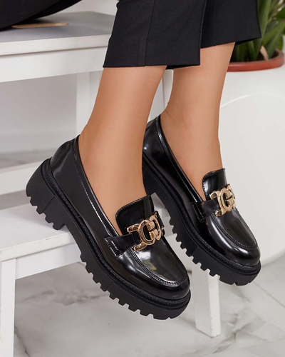 Royalfashion Женские лакированные мокасины Bevevra