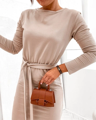 Royalfashion Moteriška medvilninė suknelė iki kelių