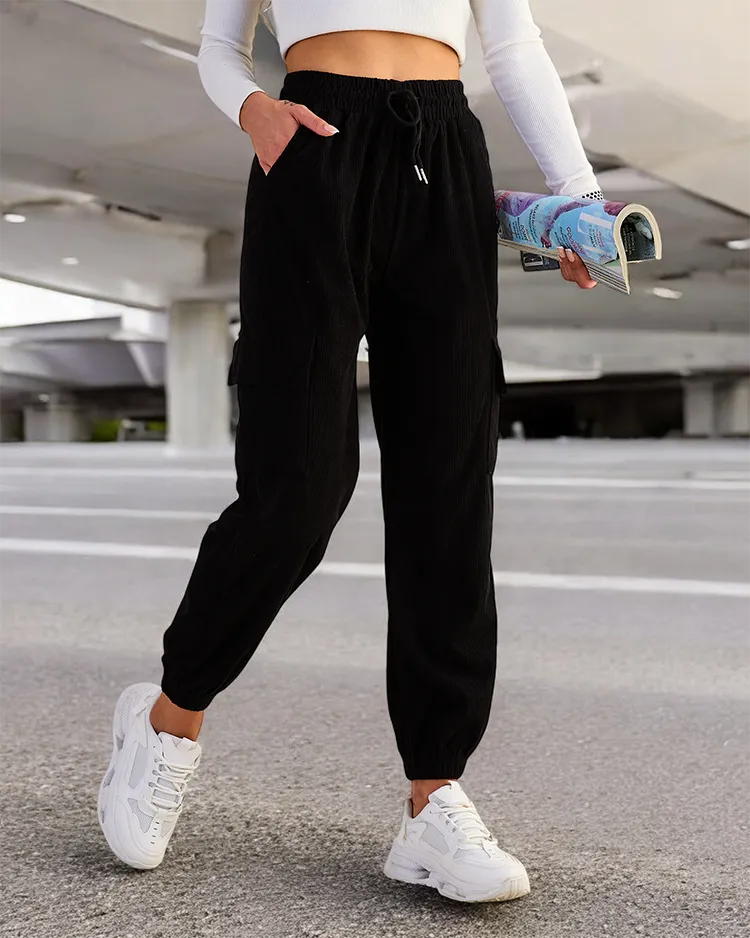 "Royalfashion" moteriškos kelnės su guma