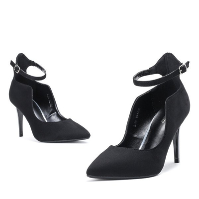 Czarne czółenka na szpilce Adda - Obuwie