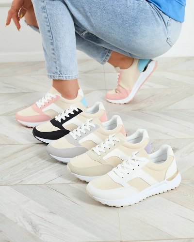 Женская спортивная обувь розово-бежевого цвета Arienla - Обувь