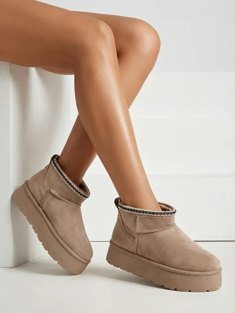 Royalfashion Женские короткие сапоги a'la snow boots Xoalla