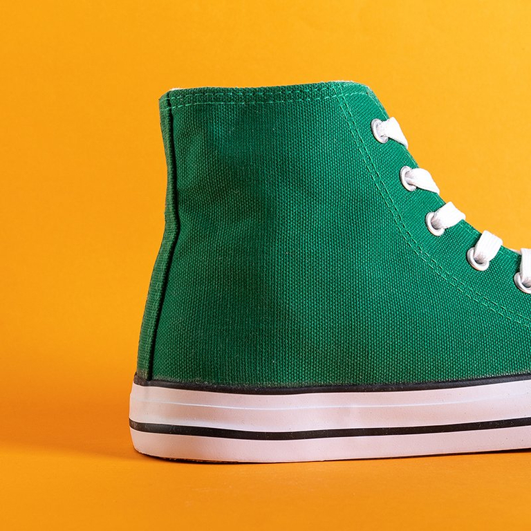 Кеды женские зеленые Skarla - Обувь