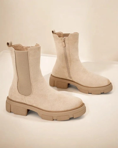 Женские ботильоны из экозамши Royalfashion Posinos