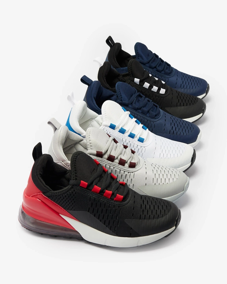 Черные женские спортивные туфли с белой вставкой Neterika - Обувь