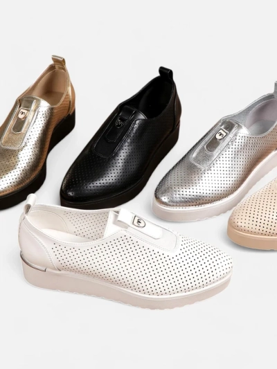 Royalfashion Slip-on moteriški perforuoti bateliai Goffies