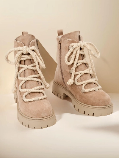 Женские ботинки на шнуровке от Royalfashion Vemioz