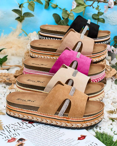 Royalfashion Женские шлепанцы Orolta zirconia