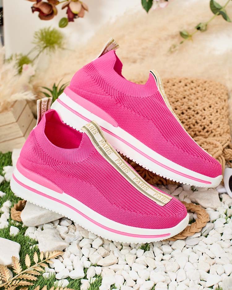 Royalfashion Женские спортивные туфли-слипы с надписью Cerppa