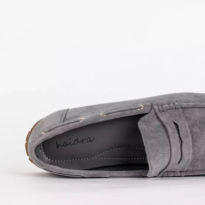 OUTLET Pilki vyriški Itario loafers - batai