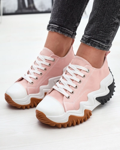 Спортивная обувь a'la кроссовки светло-розового цвета Ascota- Footwear