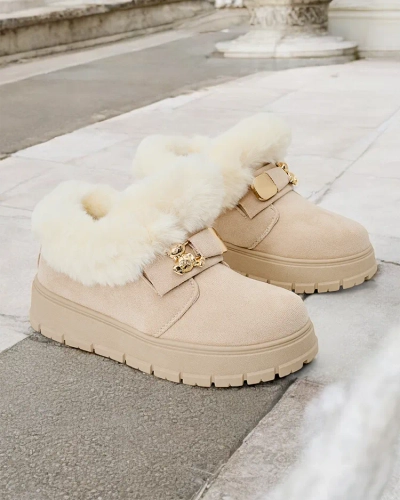 Royalfashion Женские короткие сапоги a'la snow boots Dobis