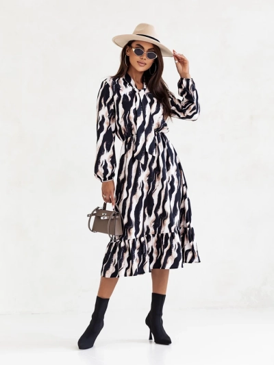 Женское миди платье Royalfashion с принтом