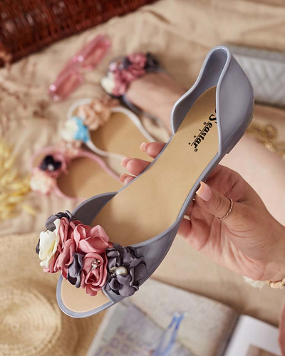 Royalfashion Резиновые балерины с цветком Koddies