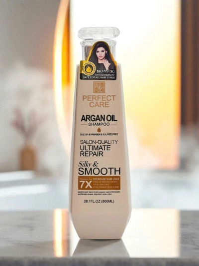 Argento Arganio Silky & Smooth Shampoo wit' Keratin & Vitamins E+B5 (800ml)