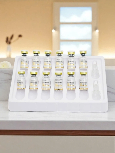 Sadoer liofilizuoto nikotinamido ir vitamino C miltelių rinkinys