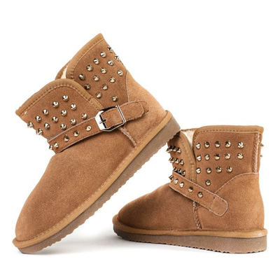 Ocieplane śniegowce w kolorze brązowym Tatrasiel - Obuwie