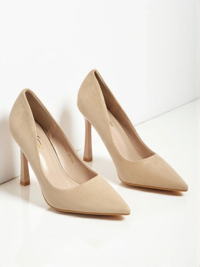 Moteriški aukštakulniai bateliai Belunika iš eko zomšos