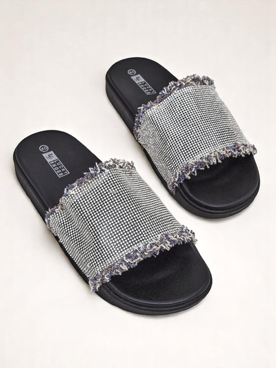 Royalfashion Женские шлепанцы на плоской подошве SparkleWalk