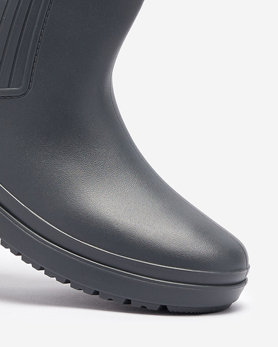 Серые матовые женские веллингтоны Neriva - Обувь