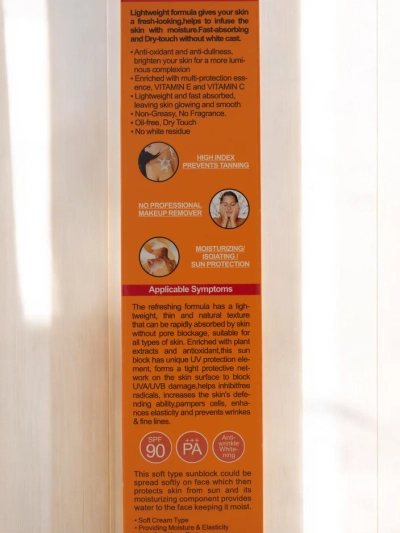 Apsauginis kremas nuo saulės 90 SPF 80ml