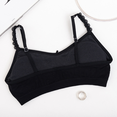 Черный бюстгальтер для девочек