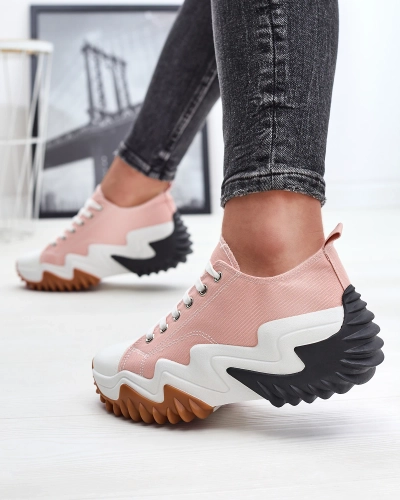 Спортивная обувь a'la кроссовки светло-розового цвета Ascota- Footwear