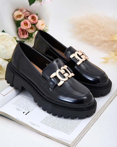 Royalfashion Женские лакированные мокасины Bevevra